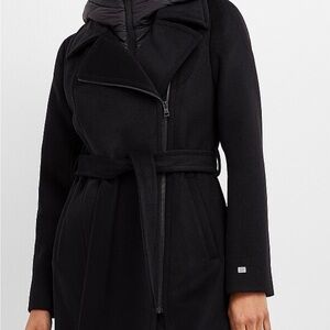 Soia & Kyo Black Belted Coat